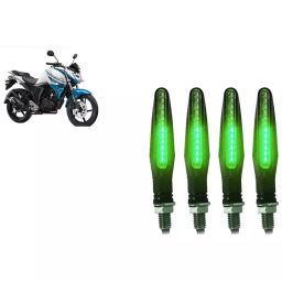 Cartronics Pen Type Green LED Indicator  for Yamaha FZ FI (Pack of 4 Pcs)-25