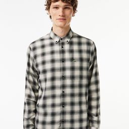 Lacoste Men Tartan Checks Opaque Checked Casual Shirt-image-10