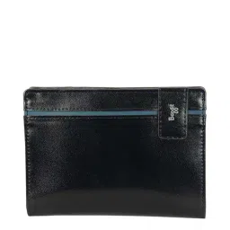 Baggit Black Solid Bi-Fold Wallet for Women-image-79