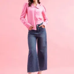 SELVIA Pink Regular Fit Shirt-image-60