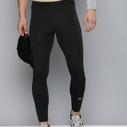 Reebok Men Black Solid SPEEDWICK Tights-image-126