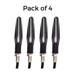 Cartronics Pen Type Green LED Indicator  for Yamaha FZ FI (Pack of 4 Pcs) image 2
