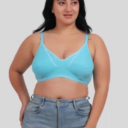 Fabme Plus Size Cotton Maternity Bra - Full Coverage image 4