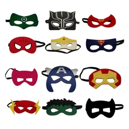 Crackles Superhero Eye Masks with Elastic - Pack of 12-picture-13