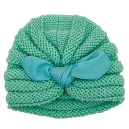 SYGA Winter Knitted Hat Rabbit Ears - Green-image-80