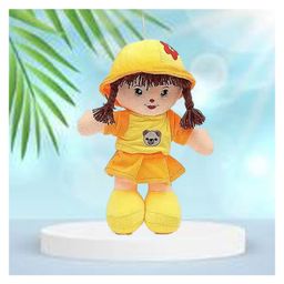 Besties Addie Girl Plush Soft Doll Toy Huggable Yellow - Height 55 cm-image-97