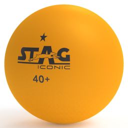 STAG ICONIC High Performance 1 Star Table Tennis (T.T) Balls| Advanced 40+mm Ping Pong Balls for Training, Tournaments and Recreational Play| Durable for Indoor/Outdoor Game - Pack of 3 (Orange)-54