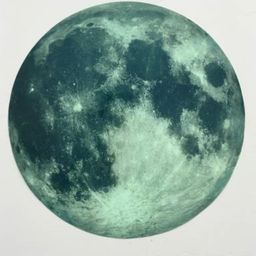 Jaamso Royals Moon Design Scientific Self Adhesive Wallsticker-picture-2