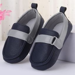 Cute Walk by Babyhug Slip on Booties - Navy Blue-image-71