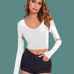 Dream Beauty Fashion Women Fitted Crop Top-picture-45