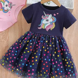 YK Print Fit & Flare Dress-picture-43