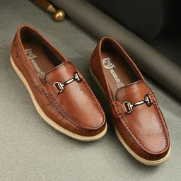 MONDAIN Men Leather Loafers-picture-7