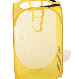 fab n funky Foldable Storage Bag Duck Print- Yellow image 4