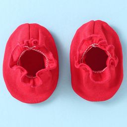 Ben Benny Interlock Knit Mittens & Booties Set with Sun Print Pack of 2 - Red & Yellow image 4