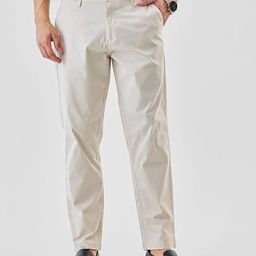 Snitch Men Slim Fit Chinos Trousers-picture-17