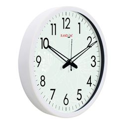 RANDOM White Dial Round Printed 30 cm Analogue Wall Clock image 3