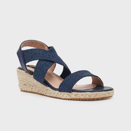 Sole To Soul Women Round Toe Woven Design Wedge Sandals-picture-38