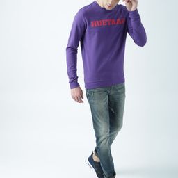 Huetrap Men Purple Printed Sweatshirt-image-81