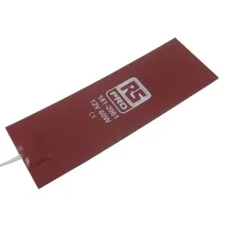 RS PRO Silicone Heater Mat 60 W 50x152 mm 12 V DC, 1812061-41