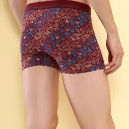 HiFlyers Men Printed Pack Of 3 Odour-Free Trunks image 5