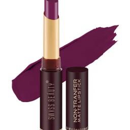 SWISS BEAUTY Non-Transfer Matte Lipstick Attitude - 2 gm-picture-0