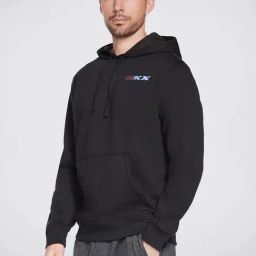 Skechers Black Comfort Fit Printed Hooded Sweatshirt-image-22