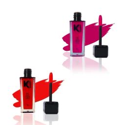 KINDED Lip Eye Cheek Tint More Magenta & Vermilion Red Combo-8