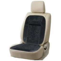 Auto Pearl Polyester, Cotton Vehicle Seating Pad For Datsun Go Grey image 3