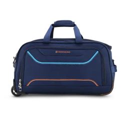 Harissons Blue & Orange Printed Large Duffel Trolley Bag - 24 inch-13