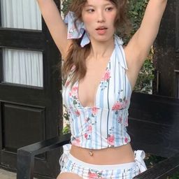 LULU & SKY Floral Printed Swim Bikini Set-image-37