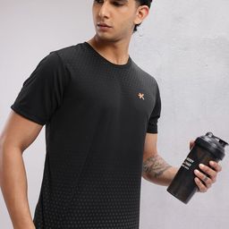 HRX by Hrithik Roshan Men Printed Rapid-Dry Training T-shirt-image-97