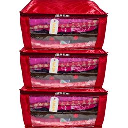 Ajabh Maroon Set of 3 Regular Multi-Utility Organisers image 1