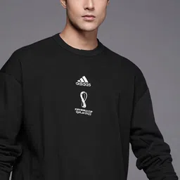 ADIDAS Men OE CR FIFA World Cup 2022 Official Emblem Printed Football Sweatshirt-picture-16
