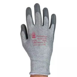 Tornado Argent Grey Yarn Cut Resistant Gloves Size 9 Polyurethane Coating, TAR25-09-image-63