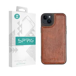 SPRIG Unisex Leather iPhone 14 Plus Impact Resistant Back Case-picture-46