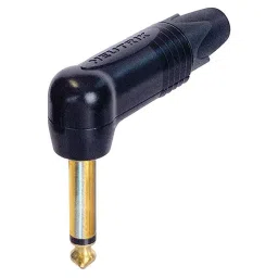 NEUTRIK PLUG, 1/4" JACK, 90DEG, 2POLE, NP2RX-B-image-70