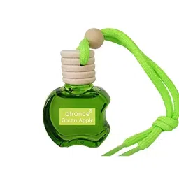 Airance 9 ml Green Apple Fragrance Apple Shape Hanging Aroma Diffuser Car Air Freshener-79