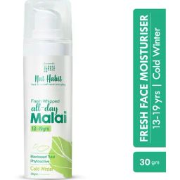 Nat Habit Blackseed Tulsi Phytoactive Fresh Whipped All-Day Malai Face Moisturiser - 30 gm-11