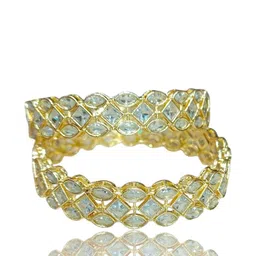 SGN fashion Gold Brass Bangles-picture-44