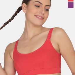 POOJA RAGENEE Pack Of 2 Full Coverage All Day Comfort Anti Odour Workout Bra-picture-27