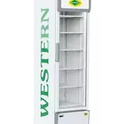 Western 585 L Single Door Fiber Metal White Visi Cooler SRC752-GL-19