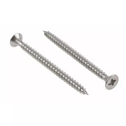 RS PRO Pozidriv Countersunk Stainless Steel Wood Screw, A2 304, 6mm Thread, 80mm Length (Pack of 50)-image-64