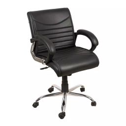 Ergonomica Black Leatherette IMMENSO Executive Office Chair-image-96