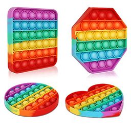 BitFeex Pop Bubble Stress Relieving Silicone Pop It Fidget Toy - Multicolour-26