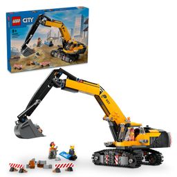 LEGO City Yellow Construction Excavator Toy Digger 633 Pieces - 60420-30