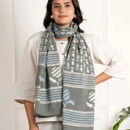 Style Shoes Women Printed Pure Cotton Stole-picture-42
