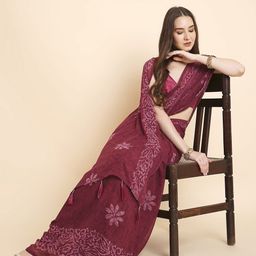 RATAN Batik Poly Georgette Saree-38