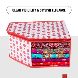 Kuber Industries Red Set of 3 Regular Multi-Utility Organisers image 2