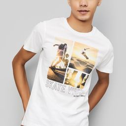 max Boys Typography Printed V-Neck Pockets T-shirt-image-53