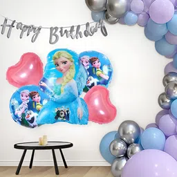 Special You 73-Pcs Purple & Blue Balloon Happy Birthday Dcor-image-95